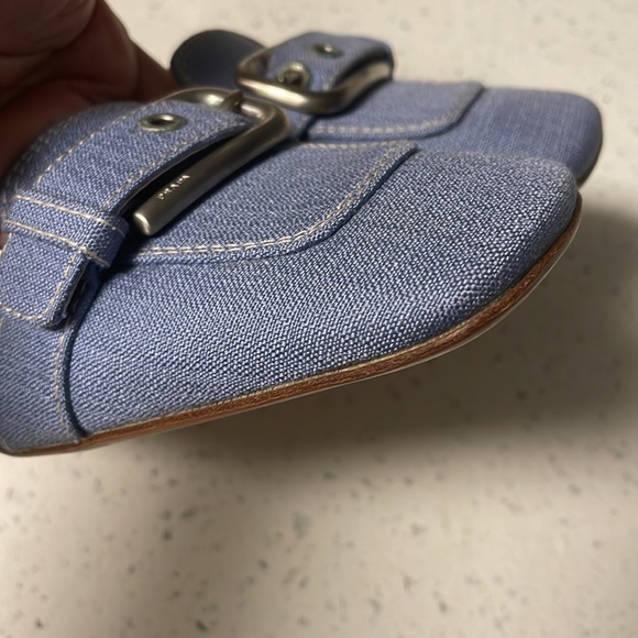 BRAND NEW Prada denim bucket flat shoes - Picture 2 of 5